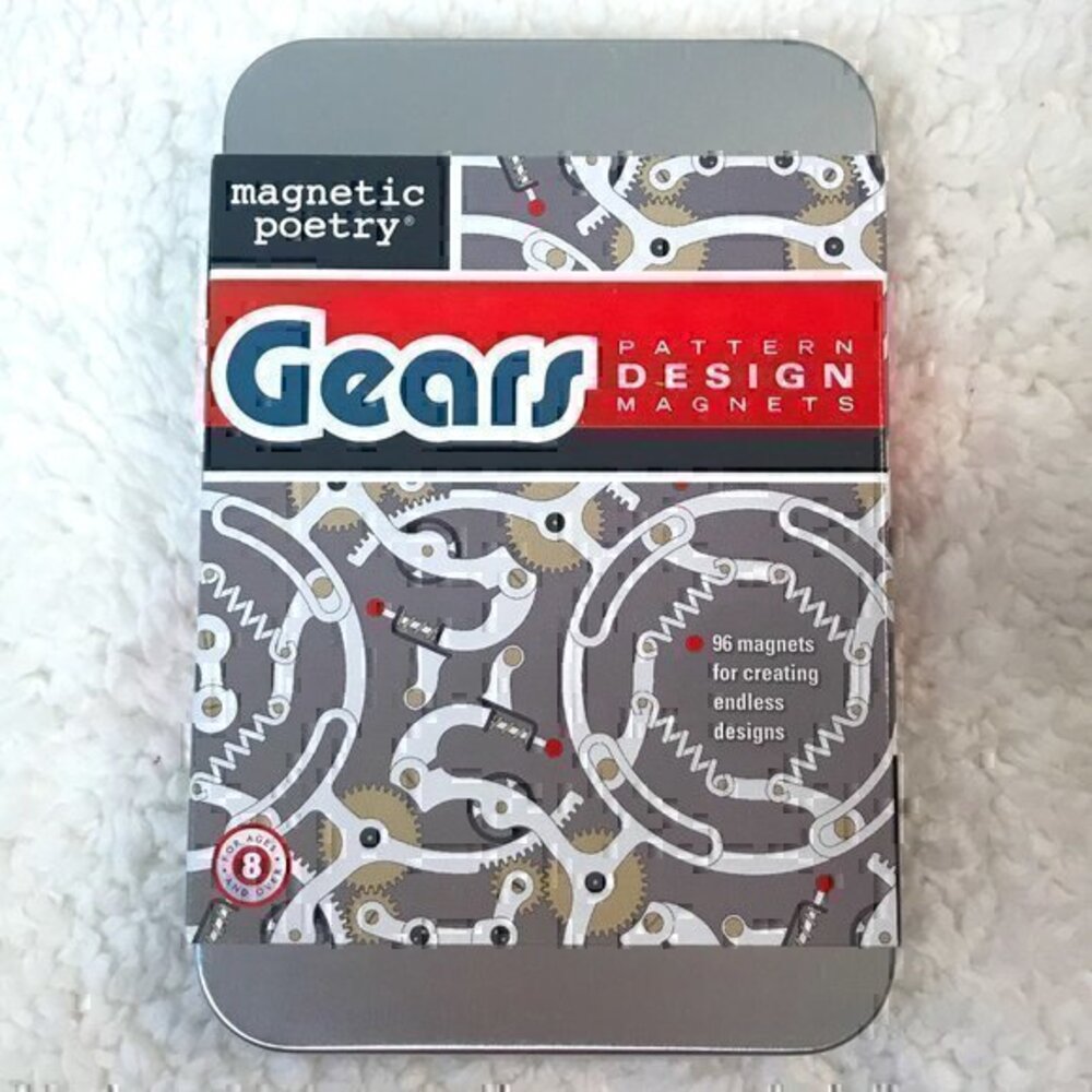 Magnetic Poetry "Gears" Pattern Design Magnets